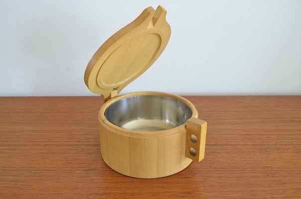 Dansk Butter Can by Birgit Krogh for Woodline, 1970s-OV-1382657