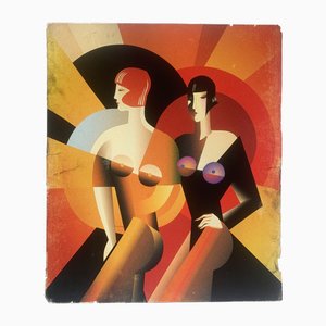 Danuta Dabrowska-Siemaszkiewicz, A Dance, 2010s, Screen Print-XHG-2040182