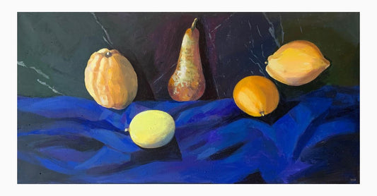 Danuta Dabrowska-Siemaszkiewicz, Fruits, Oil & Canvas