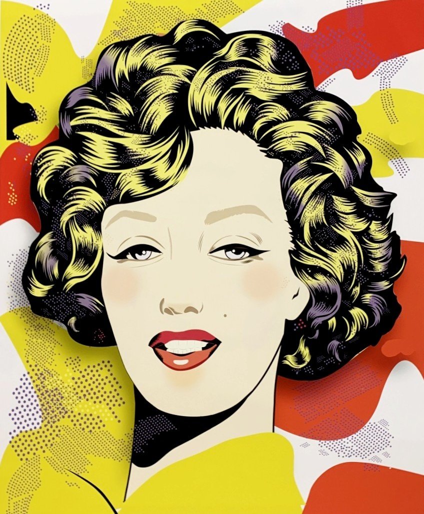 Danuta Dabrowska-Siemaszkiewicz, Marilyn, 2000s, Screen Print & Paper