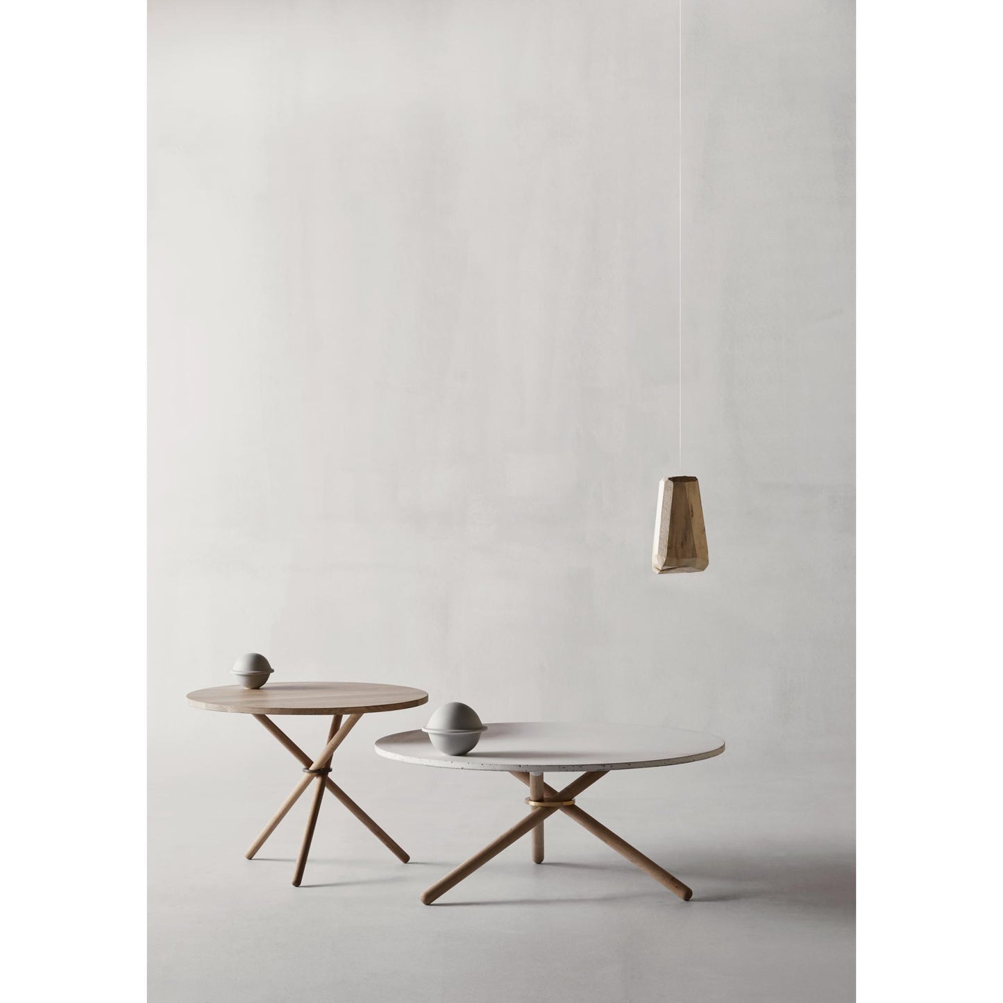 Eberhart Daphne Coffee Table Ø65 Light Oak