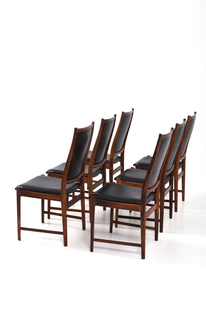 Darby Dining Chairs by Torbjørn Afdal for Nesjestranda Møbelfabrik, Set of 6