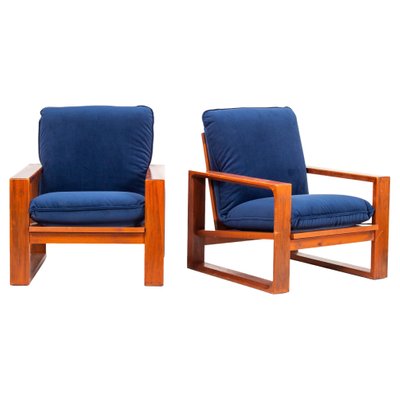 Daria Armchairs attributed to Miroslav Navratil, Czechoslovakia, 1970s, Set of 2-ABO-1440494