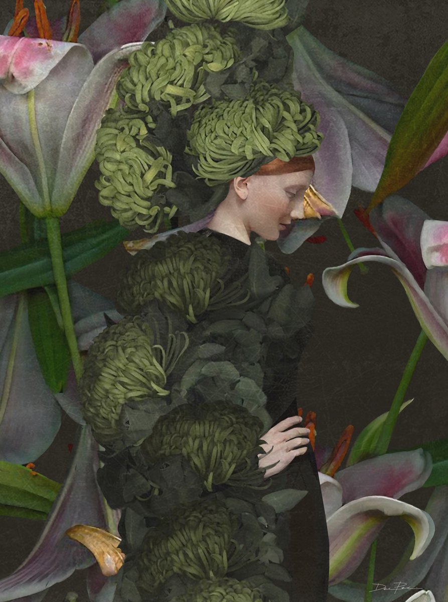 Daria Petrilli, Blossom Collection, Flowers Reinassance, 2022, Digital Print