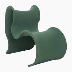 Dark Green Curved Lounge Chair by Gianni Pareschi for Busnelli-RCE-1284123