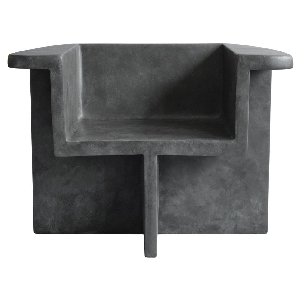 Dark Grey Brutus Lounge Chair by 101 Copenhagen