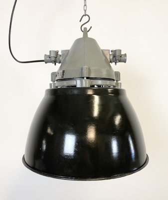 Dark Grey Explosion Proof Lamp from Elektrosvit, 1970s-CGF-1154688