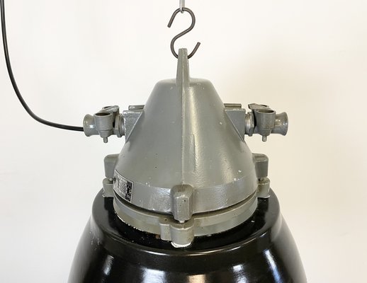 Dark Grey Explosion Proof Lamp from Elektrosvit, 1970s-CGF-1154688