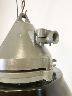 Dark Grey Explosion Proof Lamp from Elektrosvit, 1970s-CGF-1154688