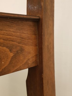 Dark Stained Beech Chair, 1920s-UNO-918993