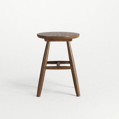 Department Wood Stool H15 Smoked Oak