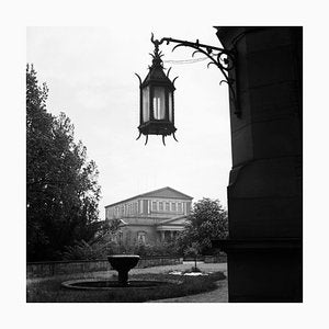 Darmstadt Theatre with Lantern in Front, Germany, 1938, Printed 2021-DYV-997891