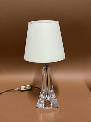 Daum France Crystal Table Lamps, 1960, Set of 2-EK-1807308