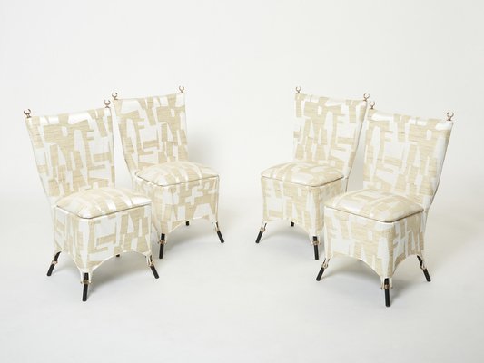 Day and Night Bronze Dining Chairs by Mattia Bonetti, 1991, Set of 8-YJA-1332311