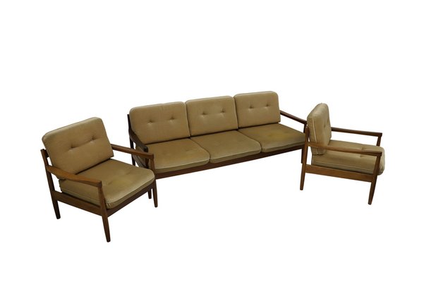 Daybed, Couch & 2 Armchairs, Set of 3-XTG-1020410