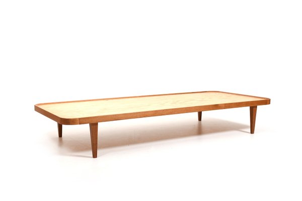 Daybed, Table and Mirror by Frits Henningsen 1950s, Set of 3-RA-2031621