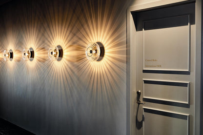 Design By Us New Wave Optic Wall Lamp Transparent
