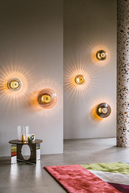 Design By Us New Wave Optic Wall Lamp Rosa