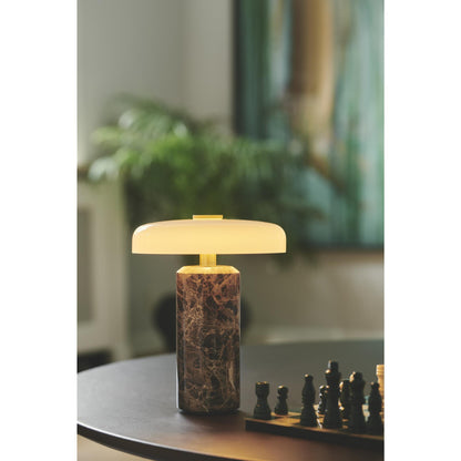 Design By Us Trip No. 2 Portable Lamp Moss Marble/ Amber