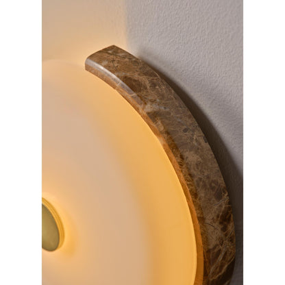 Design By Us Trip Wall Lamp Moss Marble/ Amber