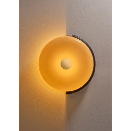 Design By Us Trip Wall Lamp Moss Marble/ Amber