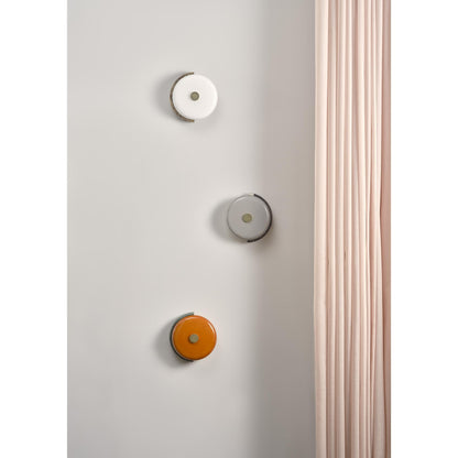 Design By Us Trip Wall Lamp Burgundy Marble/Glossy Opal