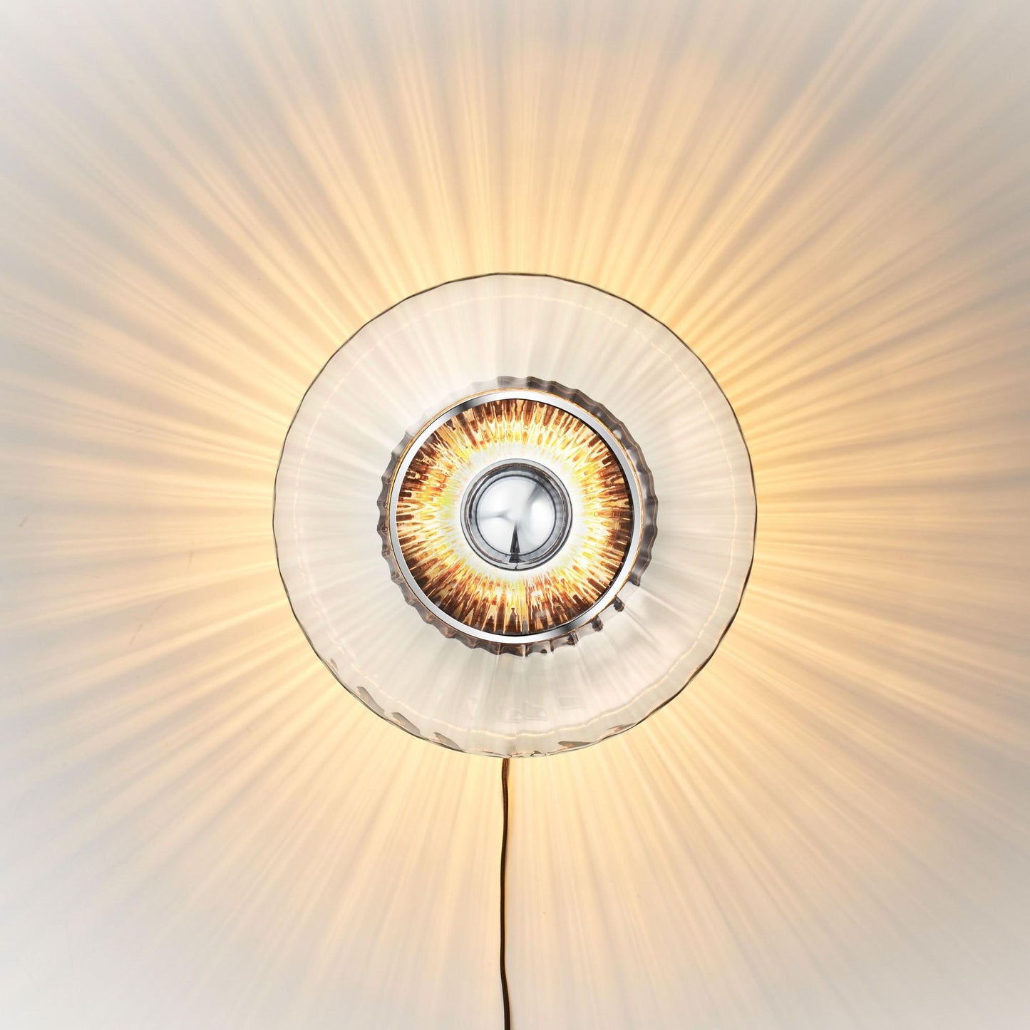 Design By Us New Wave Optic Wall Lamp Transparent