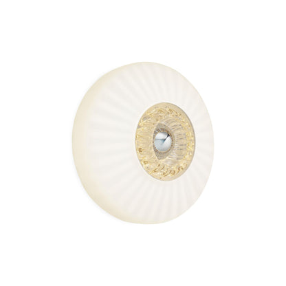 Design By Us New Wave Optic Wall Lamp Opal Glass