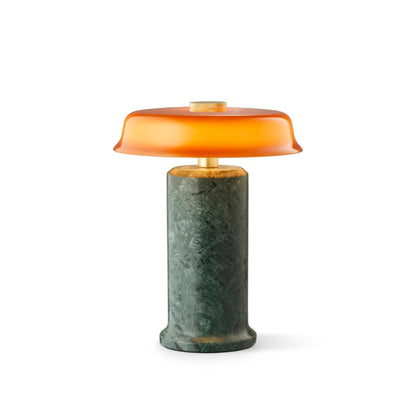 Design By Us Trip No. 2 Portable Lamp Moss Marble/ Amber