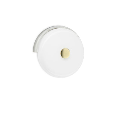 Design By Us Trip Wall Lamp Carrara Marble/Glossy Opal