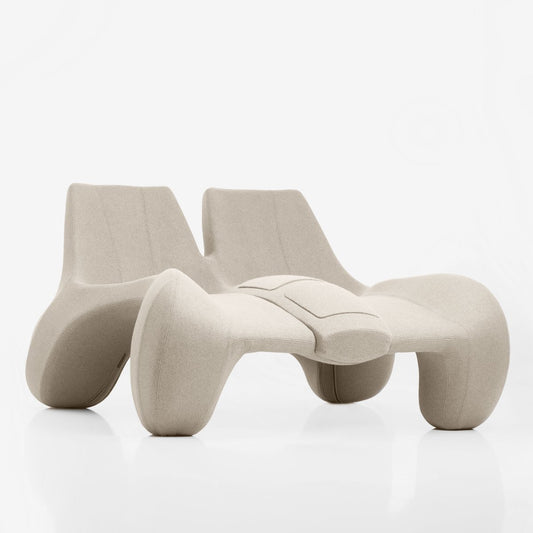 DC 112 Double Chaise Longue Color Kvadrat 213 by Atelier Jungblut