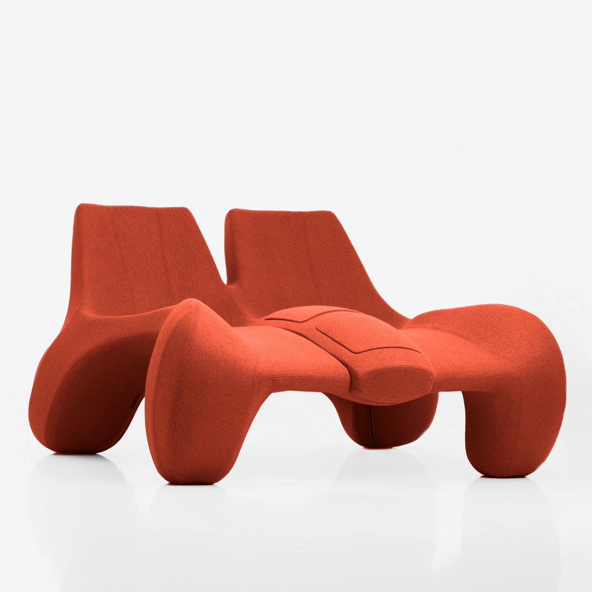 DC 112 Double Chaise Longue Color Kvadrat 557 by Atelier Jungblut