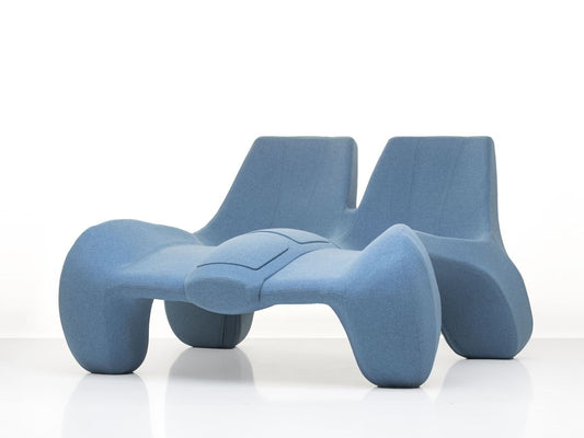 DC 112 Double Chaise Longue Color Kvadrat 731 by Atelier Jungblut