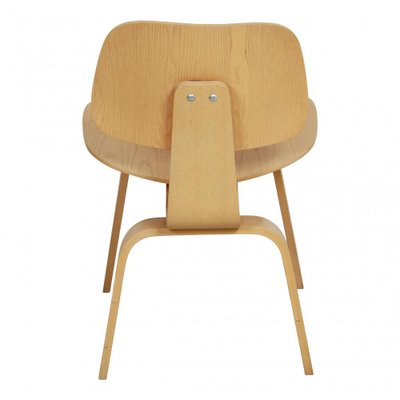 DCW Chair of Molded Oak by Charles Eames for Vitra, 1990s-MTD-1400557