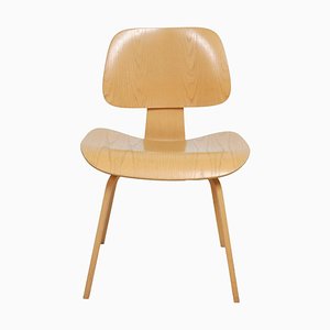 DCW Chair of Molded Oak by Charles Eames for Vitra, 1990s-MTD-1400557