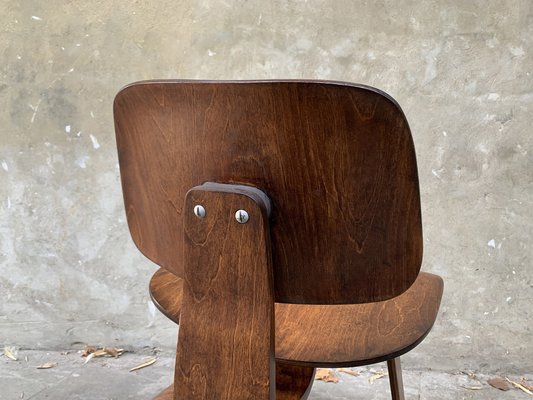 DCW Dining Chair by Charles & Ray Eames for Evans, 1940s-ZM-1693314