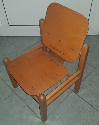 DDR Heidi High Children's Chair by Hans Brockhage, 1960s-QDP-700800