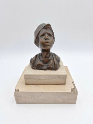 De Martino, Bust, 1890s, Bronze-RKF-1804059