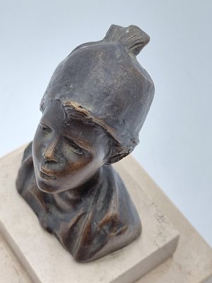 De Martino, Bust, 1890s, Bronze-RKF-1804059