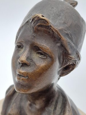 De Martino, Bust, 1890s, Bronze-RKF-1804059