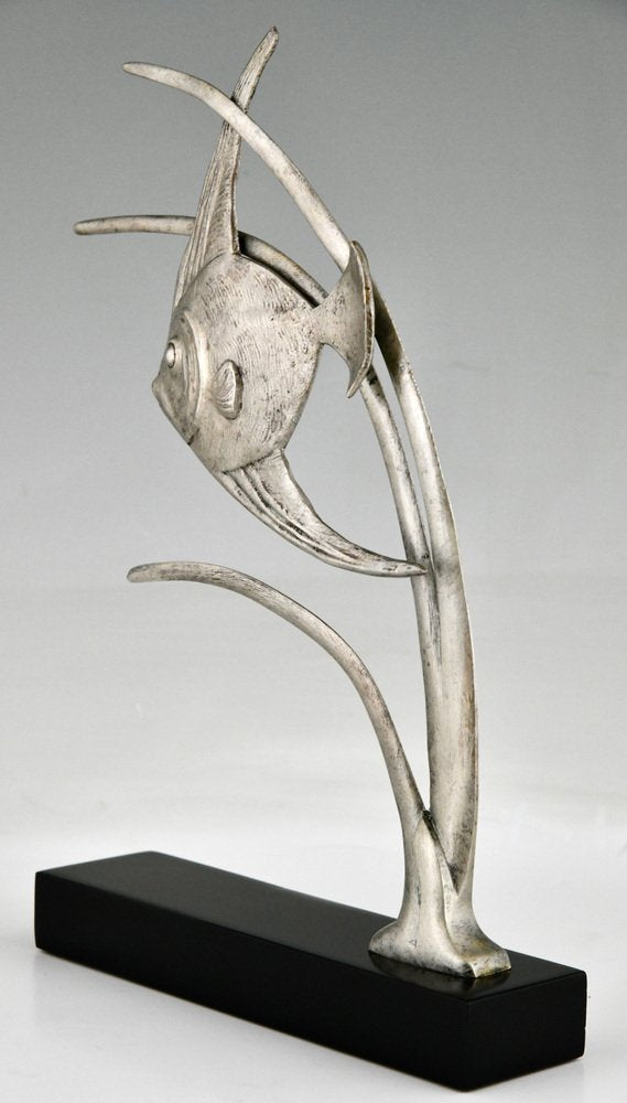 De Roche, Art Deco Sculpture of a Fish, 1930, Bronze