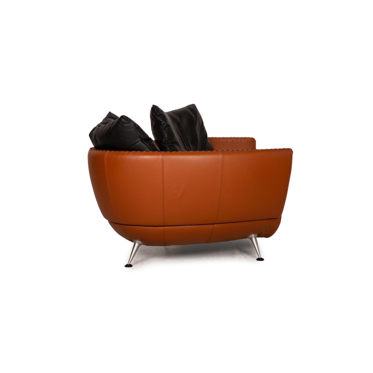 De Sede Ds 102 Leather Sofa Brown Three-Seater Couch