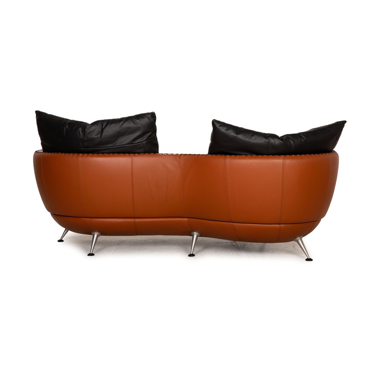 De Sede Ds 102 Leather Sofa Brown Three-Seater Couch