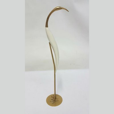 De Stijl, Sculptures, 1960s, Brass and Wood, Set of 2-FIP-799095