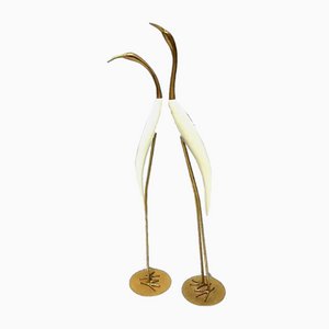 De Stijl, Sculptures, 1960s, Brass and Wood, Set of 2-FIP-799095