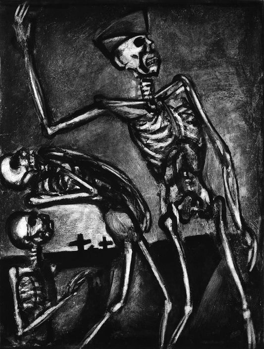 Debout les Morts - Original Etching and Aquatint by G. Rouault - 1948 1948