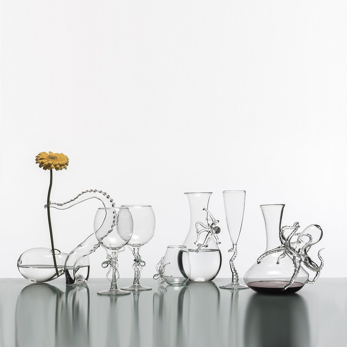 Decanter from the Tentacles Wine Series by Simone Crestani