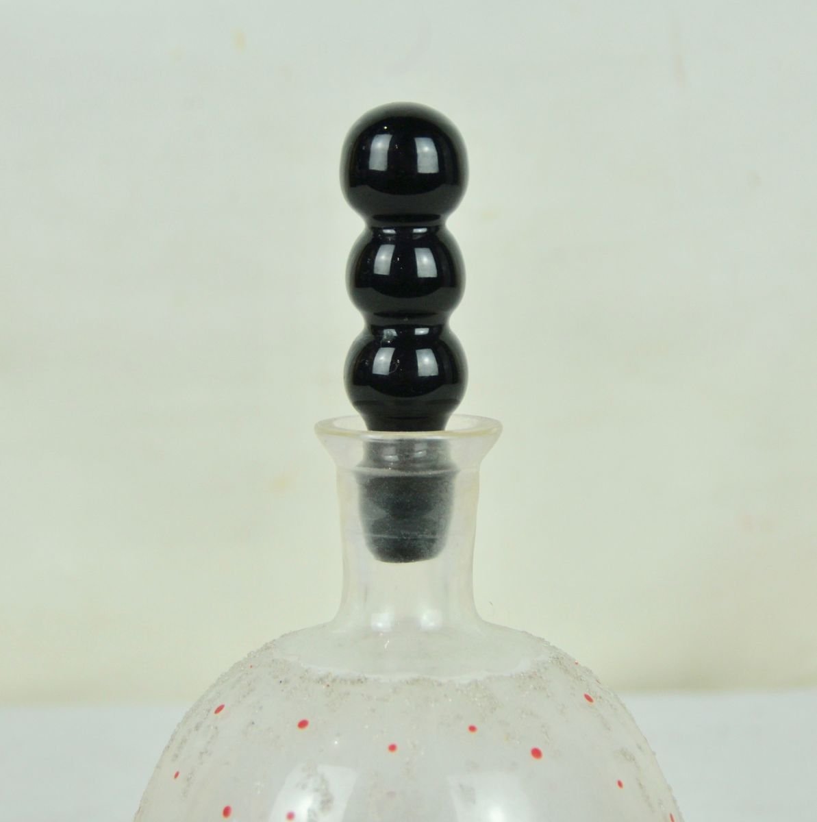 Decanter with Black Cap, 1970s