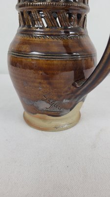 Deceptive Stoneware Pitcher by Jean-Claude Seguin, 1990s-XYB-2042912