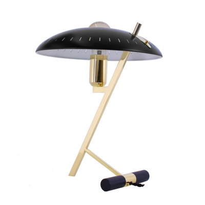 Decora Z Table Lamp in Brass by Louis Kalff for Philips, 1950s-XT-1768910